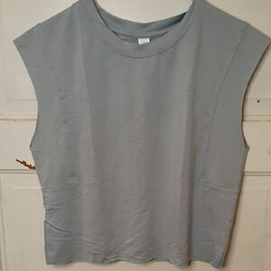 Sleeveless Gray Women's Top